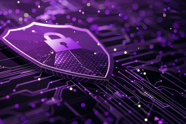 Multi-layer shield với encryption symbols